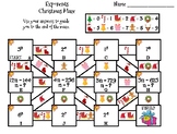 Exponents Activity: Christmas Math Maze