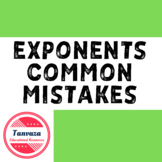 Exponents: Common Mistakes Eliminator