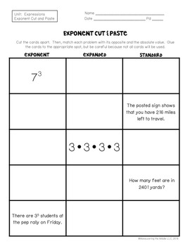 exponents