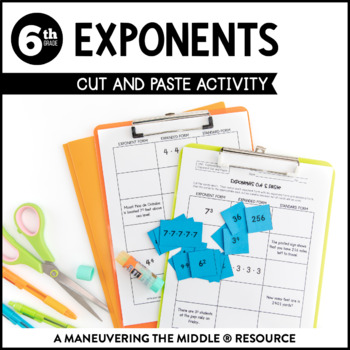 Preview of Exponents Activity | Exponent, Expanded, & Standard Form | Expressions Activity