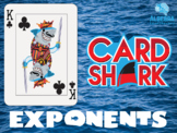 Exponents Fun Review Game - Card Shark