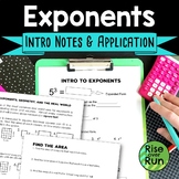 Exponents Guided Notes and Real World Application