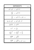 Exponents (PDF)