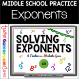 Exponents Teacher vs Student Powerpoint Game