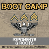 Exponents & Roots Boot Camp - Printable & Digital Practice