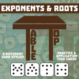 Exponents & Roots Game - Small Group TableTop Practice Activity