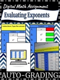 Exponents Self-Grading Digital Assignment