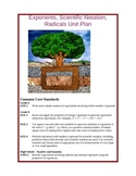 Exponents, Square Roots & Scientific Notation Unit Plan