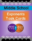 Exponents Task Cards
