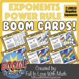 Exponents - The Power Rule - Negatives Included - 2 Levels