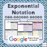 Exponents Two- Column Notes DIGITAL (Distance Learning)