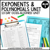 Exponents and Polynomials Unit | Properties of Exponents |