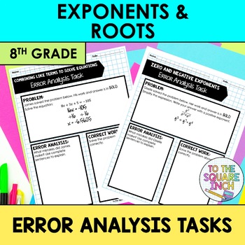 Preview of Exponents and Roots Error Analysis