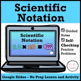 Exponents and Scientific Notation: No PREP Lesson and Self