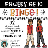 Exponents with Powers of 10 BINGO!! *32 Different Cards*