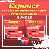 Exponer - Spanish Irregular Past Tense Verb Conjugation Bundle