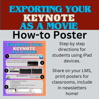 Preview of Exporting Your Keynote as a Movie: Step-by-Step Poster Guide