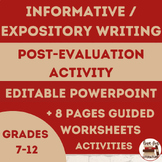 Expository Essay Mastery: Interactive Post-Evaluation Tool