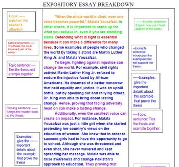 staar expository essay examples 7th grade