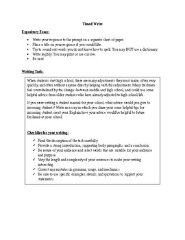 expository essay lesson note