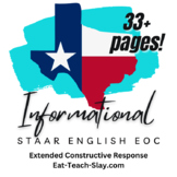 Informative Essay Writing STAAR English EOC Graphic Organizers, examples, more!