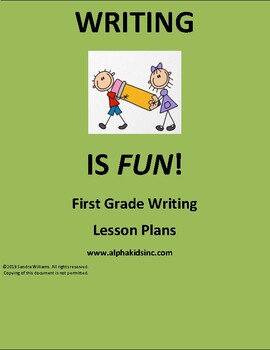 Preview of Expository First Grade Lesson Plan 6th Month