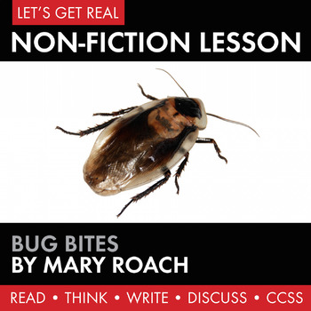 Preview of Expository, Non-Fiction Lesson on Modern Issues: You Eat Bugs Every Single Day