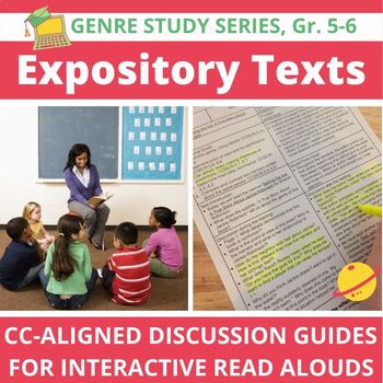 Preview of Expository Discussion Guides for Interactive Read Alouds, Gr. 5-6