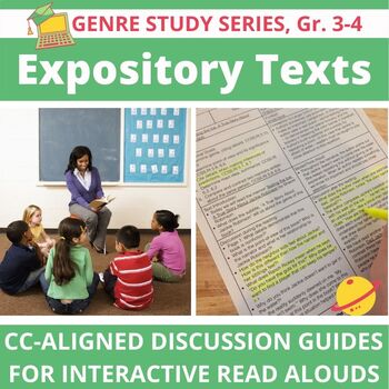 Preview of 13 Expository Nonfiction Discussion Guides for Interactive Read Alouds