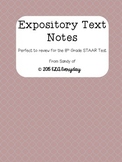 Expository Text Notes - 8th Grade