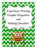 Expository Writing Graphic Organizer and Editing Checklist
