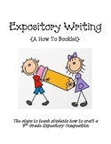Expository Writing - A How To Booklet