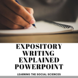 Expository Writing Explanation PowerPoint Presentation