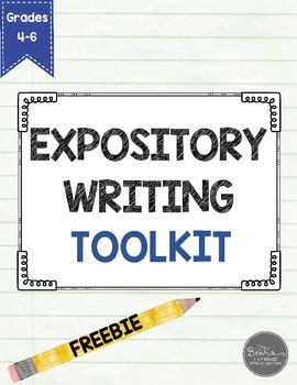 Preview of Expository Writing FREEBIE for Grades 4-6