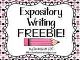 Expository Writing Freebie