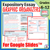 Expository Writing Graphic Organizers | 5-Paragraph Essay 