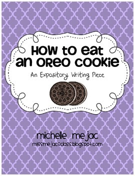 Preview of Expository Writing:  How to Eat an Oreo Cookie