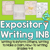 Expository Writing Interactive Notebook Activities