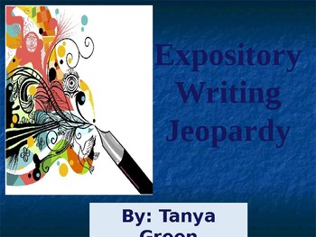 expository essay jeopardy