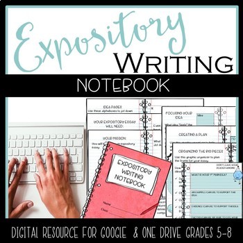 Preview of Expository Writing Process Journal Activities
