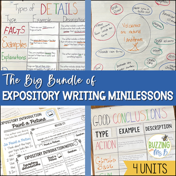 Preview of Expository & Informational Writing Lessons Bundle - Minilessons - 3rd 4th & 5th