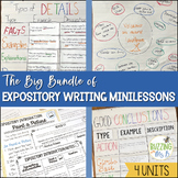 Expository & Informational Writing Lessons Bundle - Minile