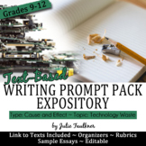 Writing Prompt Pack, Expository Essay Causes & Effects of 