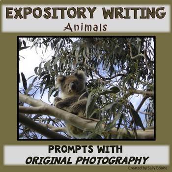 Preview of Writing Prompts Animals ExpositoryWriting