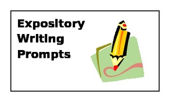 Preview of Expository Writing Prompts