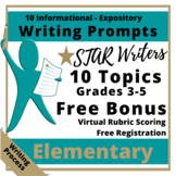 Expository Writing Prompts Grade 3-5 STAAR and CC aligned