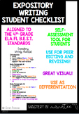Expository Writing Student Checklist