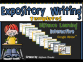 Expository Writing Templates for Distant Learning Interact