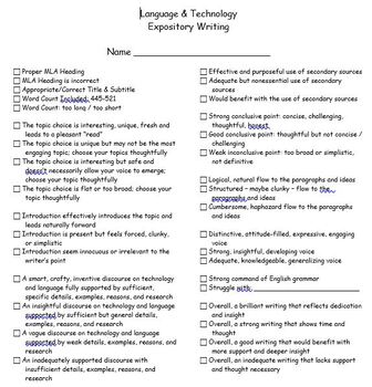 expository essay about technology