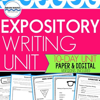 Preview of Expository Writing:  Informational Historical News Story (Google Classroom)